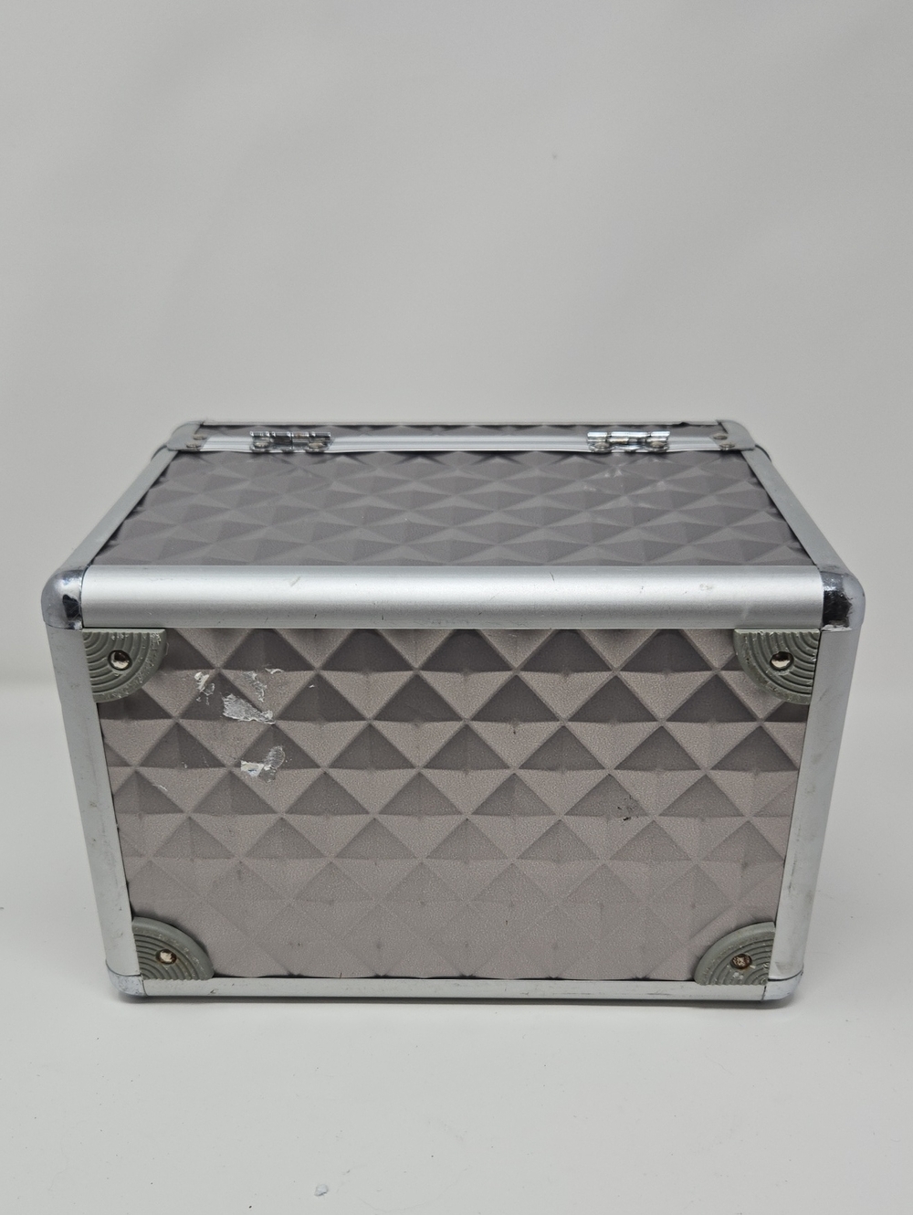 Compact Silver Gray Storage Case with Secure Lock - Picture 5 of 7